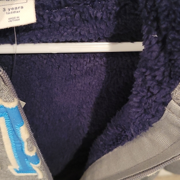 Gap Kids Zip Hoodie Sweatshirt Sweater Fur Sherpa - Picture 3 of 6